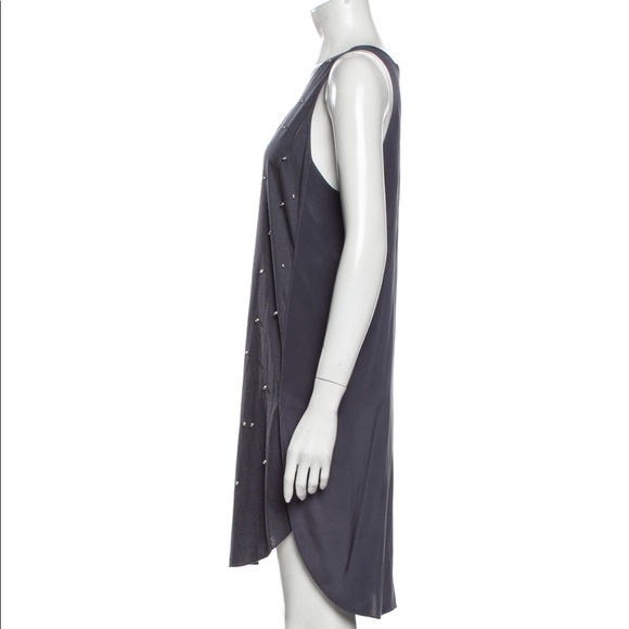 3.1 Phillip Lim Blue Beaded Shift Dress XS/0 - Picture 3 of 7